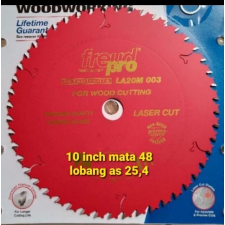 mata gergaji kayu 10 inch x 48 original Italy