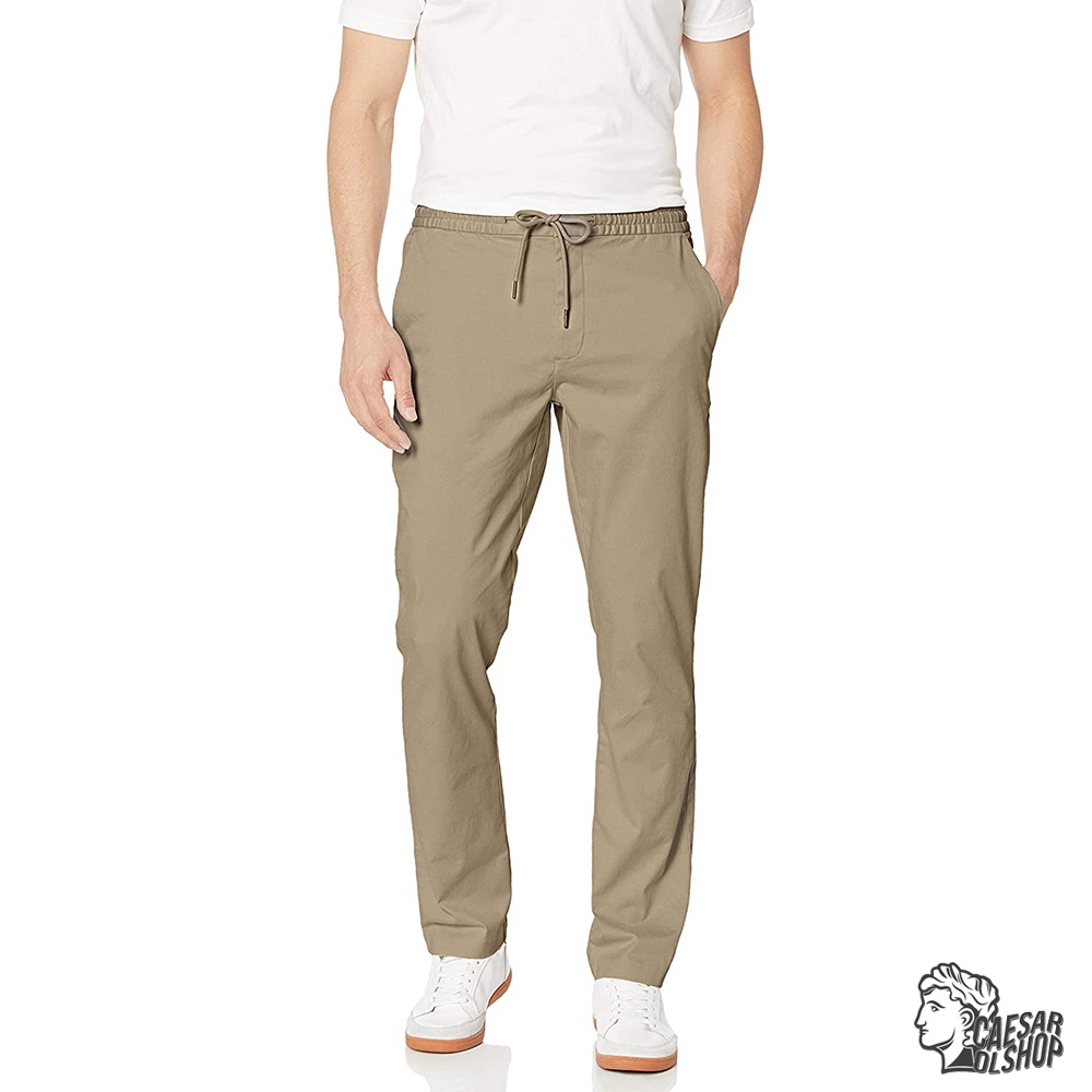 Caesar Olshop - Chino Pinggang Karet - Antonius - Mocca