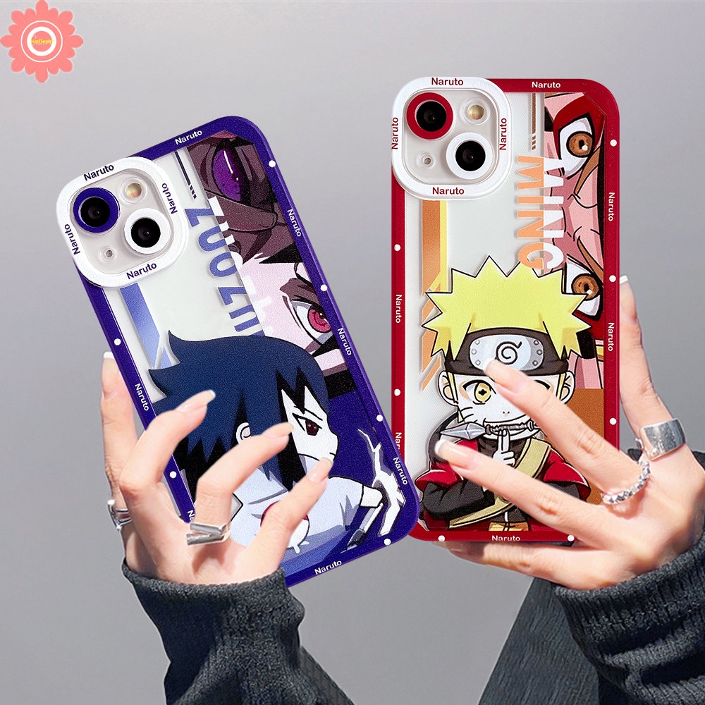 Redmi 10C 9T 10 10A 9A 9 9C NFC Note10 11s 10s 9 9Pro 9s 11 11Pro Plus 8 10Pro Max POCO M3 X3 Pro X3 NFC Trendy Anime NARUTO Case Kartun Uchiha Sasuke Soft Tpu Phone Cover