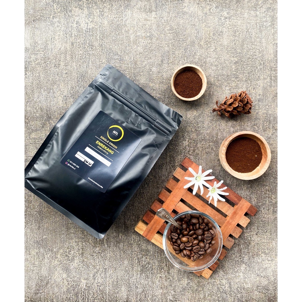 

ROASTED BEAN ARABICA ENREKANG 500gr / KOPI ARABICA ENREKANG 500gr