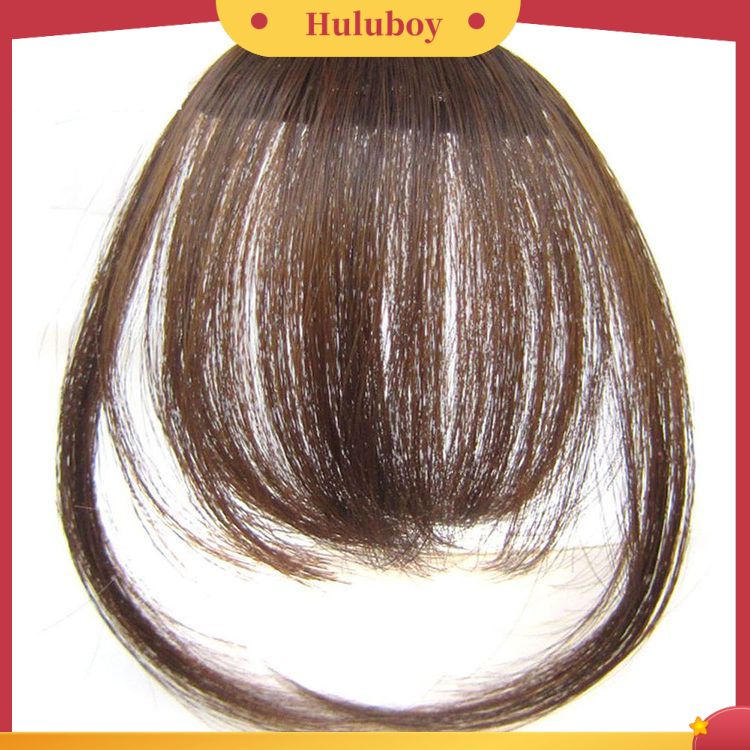 Rambut Poni Palsu Ekstensi Bahan Sintetis Untuk Wanita