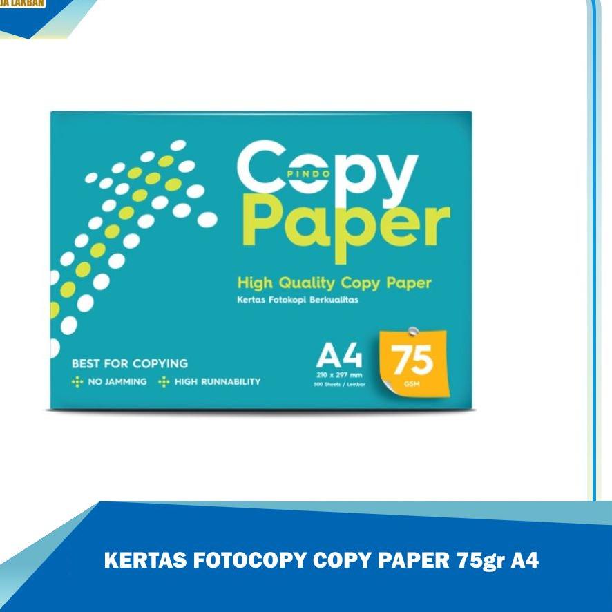 

스 Copy Paper A4 75 / Kertas Fotocopy Copy Paper A4 75 Terbaru