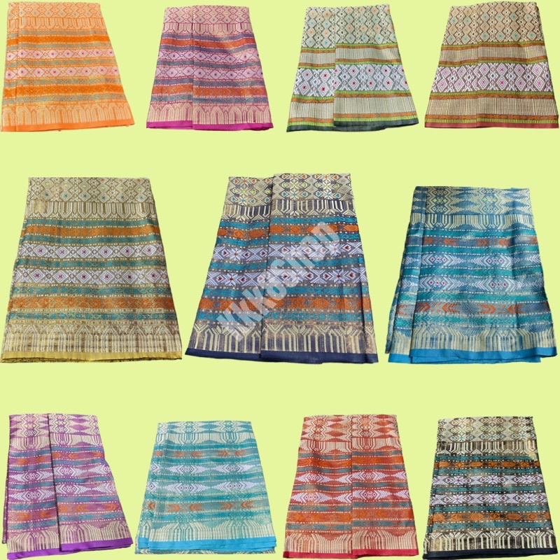 Selendang Songket dan Kain Bawahan Palembang / Padang / Thailand Mesin Murah Songket Indonesia Penga