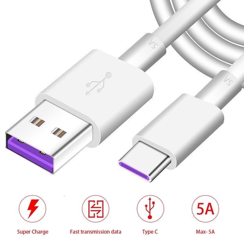 Kabel Data 5A Fast Charging 5A tipe C dan micro usb