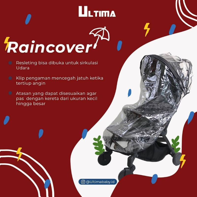 Ultima Raincover / Rain cover untuk stroller