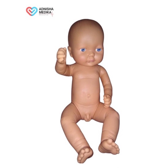 PHANTOM MANIKIN MODEL BAYI SEHAT LAKI SILICONE PVC