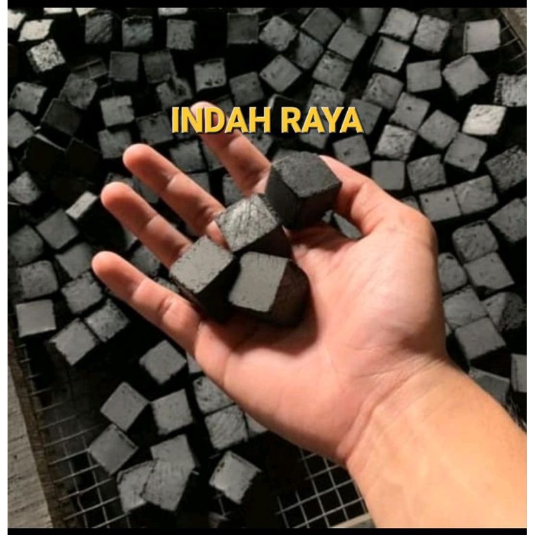 ARANG BRIKET kotak GABUS BARBEQUE per KG