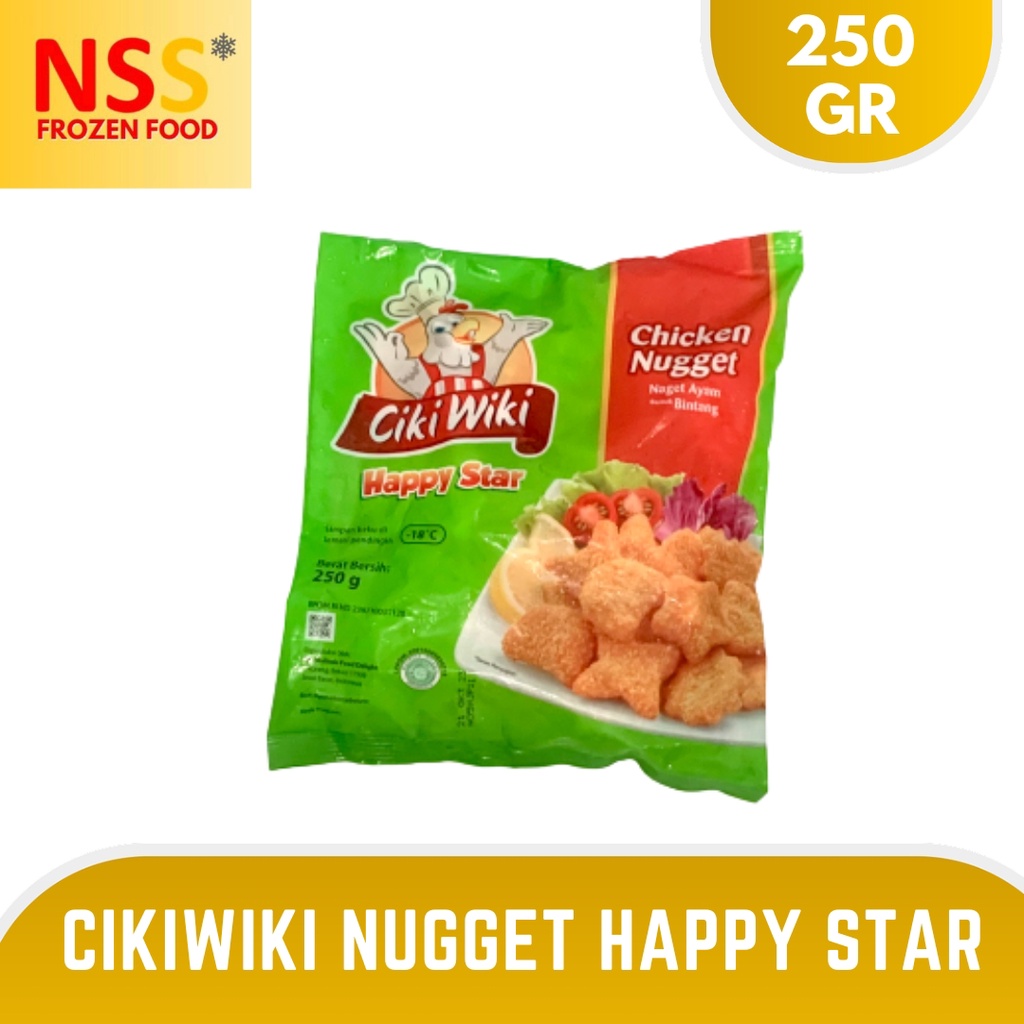 

CIKIWIKI NUGGET HAPPY STAR 250 GR