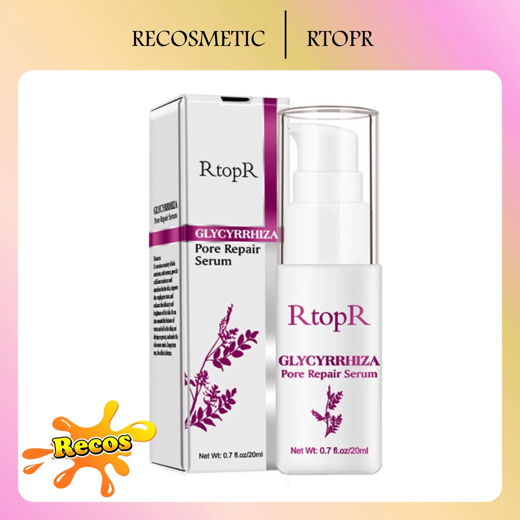 RtopR GLYCYRRHIZA Pore Repair Serum  Perbaikan Pori-pori Wajah Pengontrol Minyak Hidrasi Efektif Mengecilkan Pori-pori