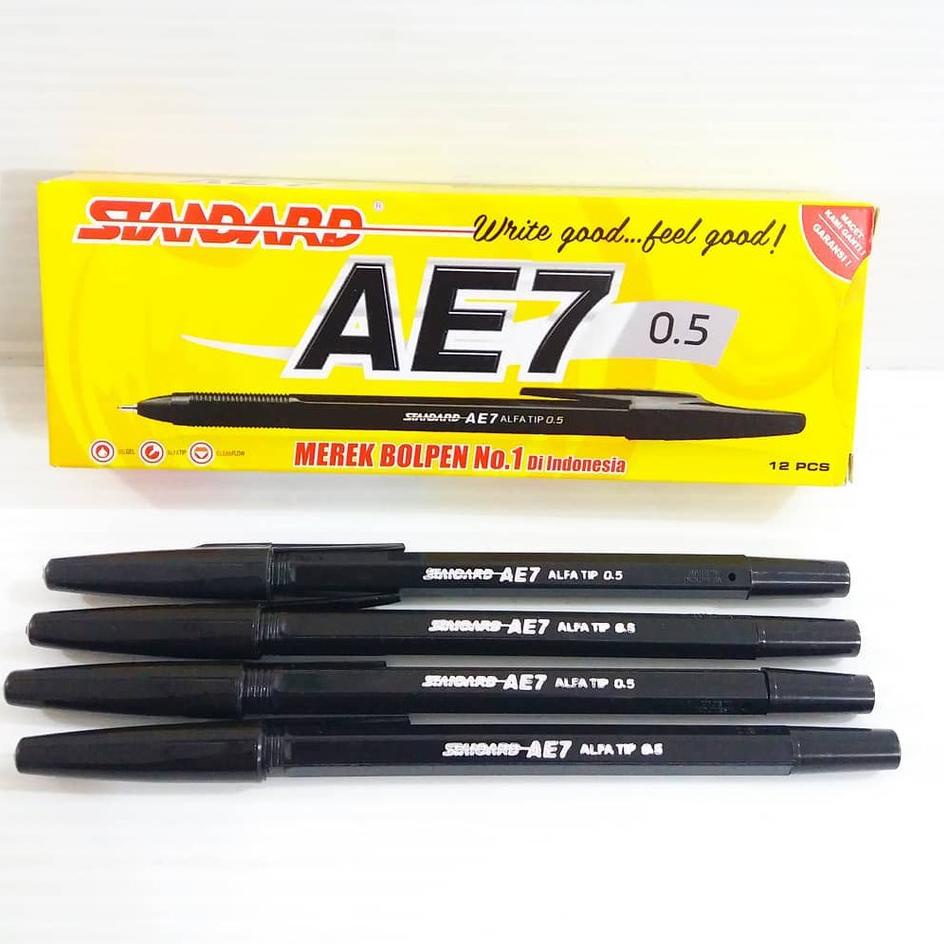 

リ BOLPEN AE7 FINE 0.5 BLACK PACK 12PCS STANDARD / BOLPEN STANDARD ど