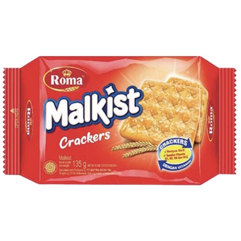 Biskuit Roma Malkist Crackers