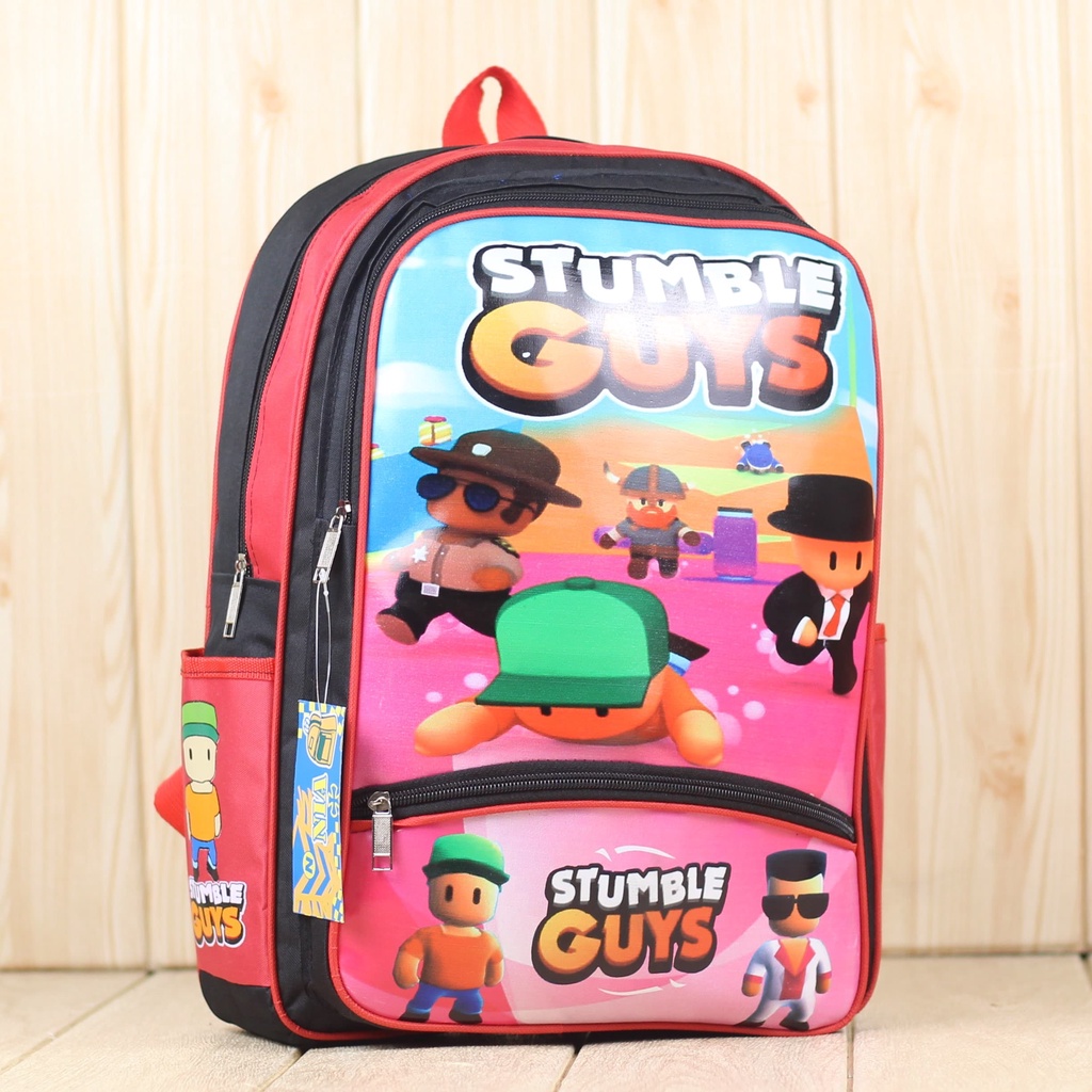 Tas Gendong Anak Tk Sd Ransel Anak Laki Laki Fashion Kids Karakter Stumble G Merah Backpack Sekolah Multifungsi