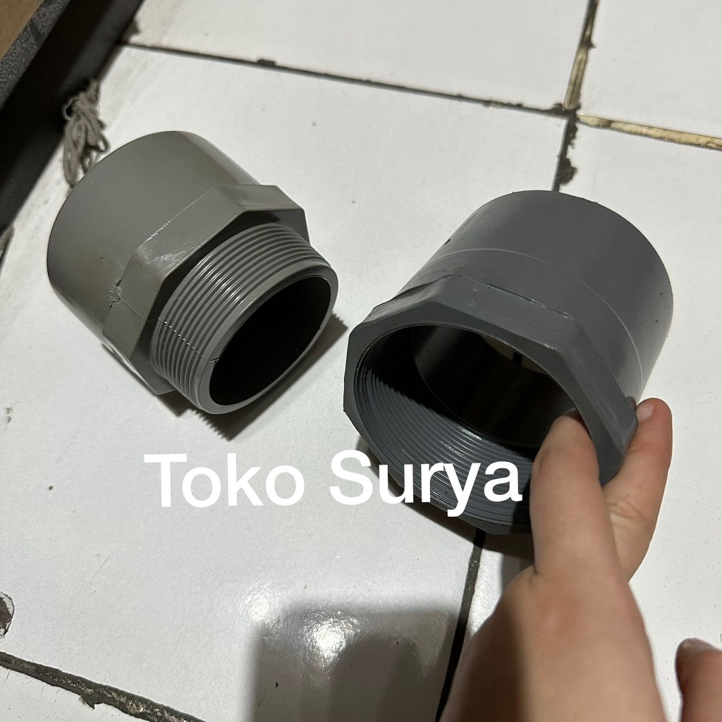 MASPION SOK DRAT DALAM 2.5" SOK DRAT LUAR 2.5" SOK DRAT DALAM 21/2" SOK DRAT LUAR 21/2" SOCK DRAT DA