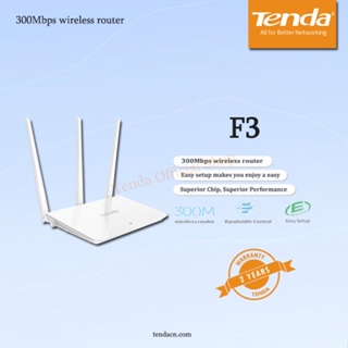 Tenda F3 300Mbps Easy Setup 30 Detik