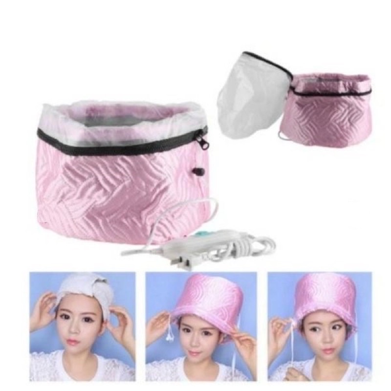 Hot Steamer SPA Rambut Thermal Treatment Topi Creambath 0850