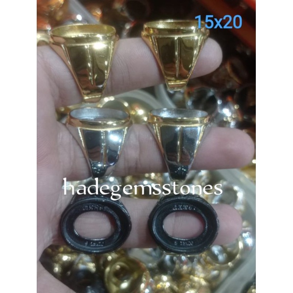 ring emban titanium super kualitas dim 15x20