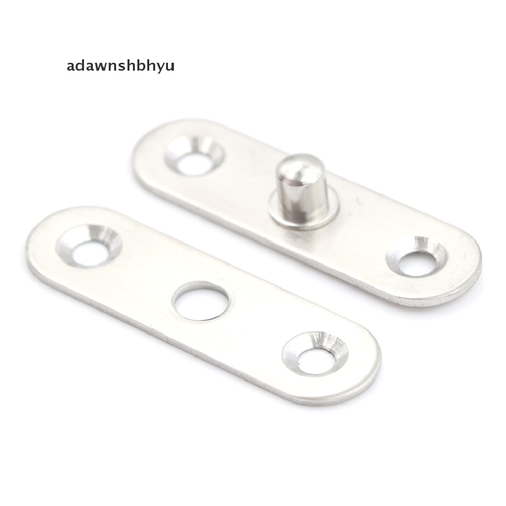 Adawnshbhyu New 56mm L Hardware Stainless Steel 360derajat Rotag Engsel Pivot Pintu Nada Rotar ID