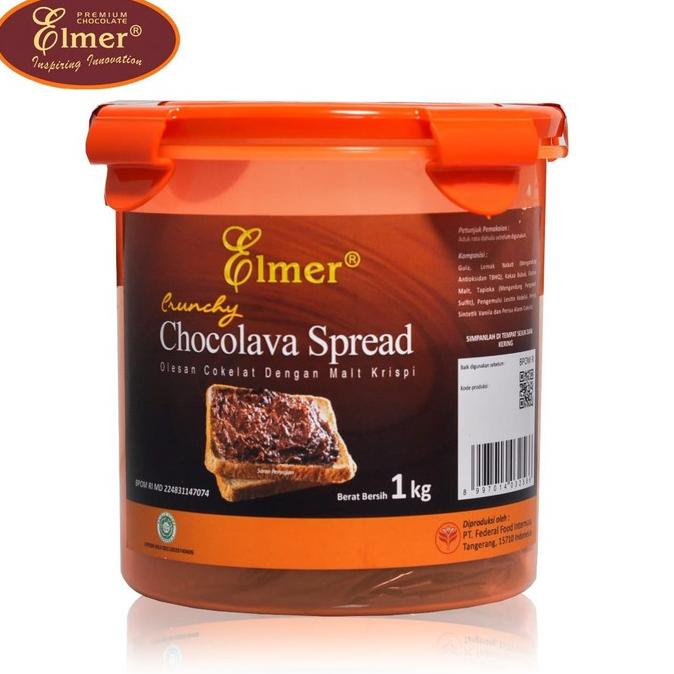 

Premium.. ELMER Chocomaltine / Chocolava Crunchy 1 Kg (Original) JTE