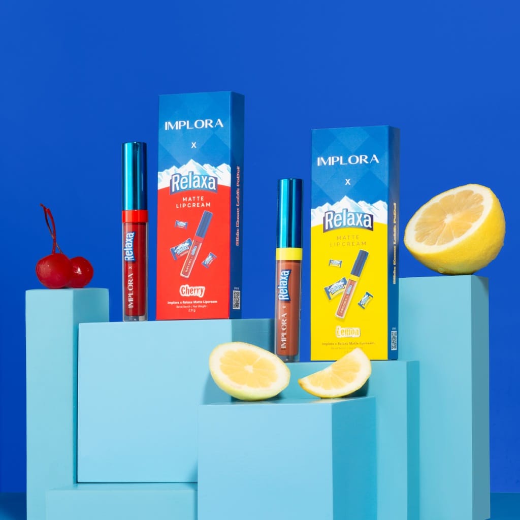 IMPLORA X RELAXA MATTE LIPCREAM ll Cherry Lemon