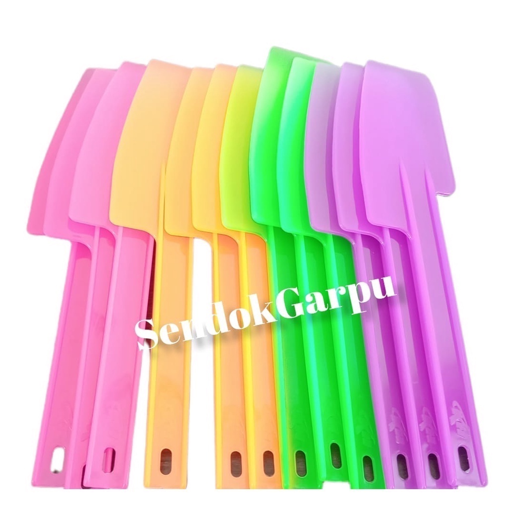 Polesan Plastik / Spatula Serbaguna Warna Warni  KH NICE/DEAR/SWEET