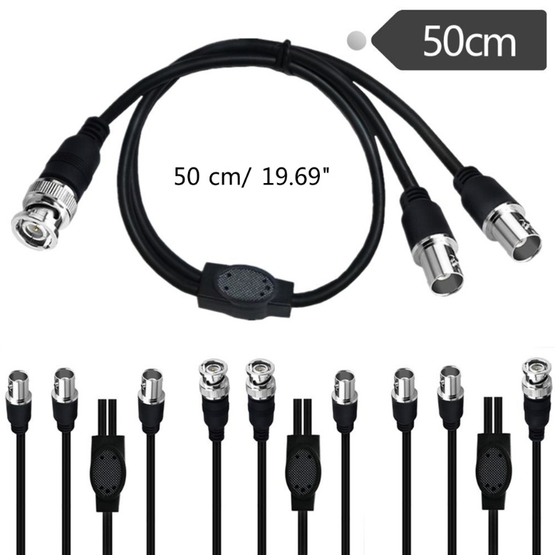 Zzz Female to Male Plug Extension Garis Coaxial BNC Male to Female/Female to Female BNC 1sampai2 Konektor Cord Splitter Wi