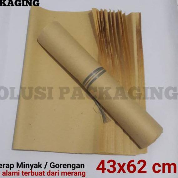 

₹ KERTAS MERANG 43X62CM ISI 25 PCS -KERTAS MINYAK-PENYERAP MINYAK SPINNER ⇎