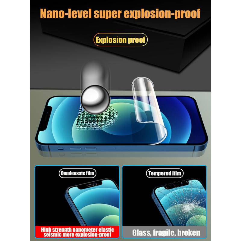 Untuk Iphone141413 12 11 Pro Max Mini Plus Hydrogel Film Pelindung Layar Soft Film Untuk iPhone X Xs XR Max Back Film