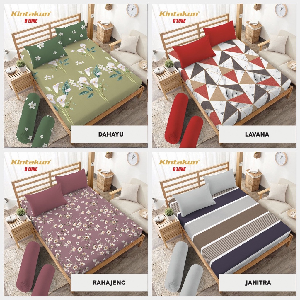 Sprei Tinggi 30 cm Kintakun D'luxe Uk.180 x 200 ( King / No.1 ) &amp; Uk.160 x 200 ( Queen / No.2 ) Bagian 2