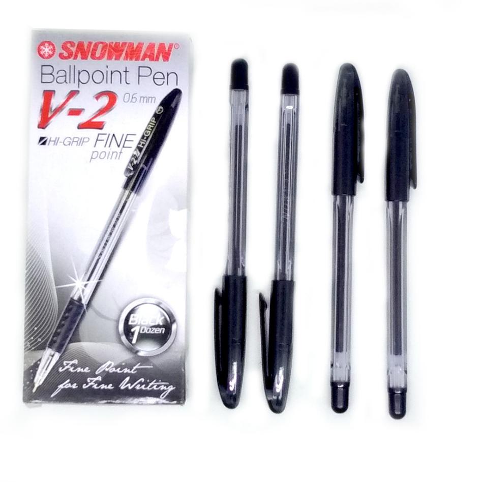 

Super Bintang Bolpoin/ Pulpen Snowman V-2 V2/pack 12pcs