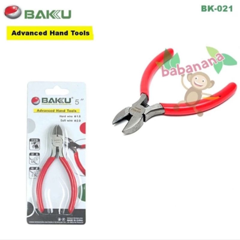 Tang Baku BK 021 potong cutting pliers nippers gundam tamiya wire