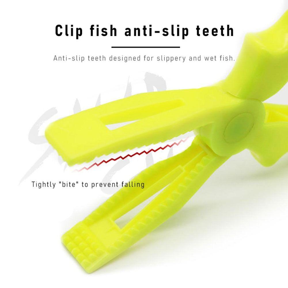 Augustina Fishing Plier Plastik Serbaguna Tackle Grip Grabber Lock Clip Alat Pancing Jepitan Tang