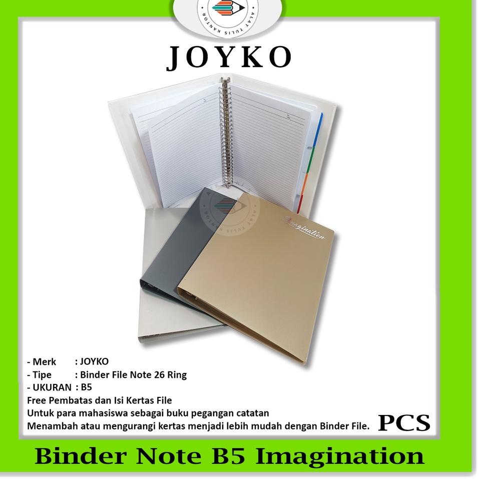 

✒✒ JOYKO - Binder File Note B5 Full Warna Imagination - Pcs