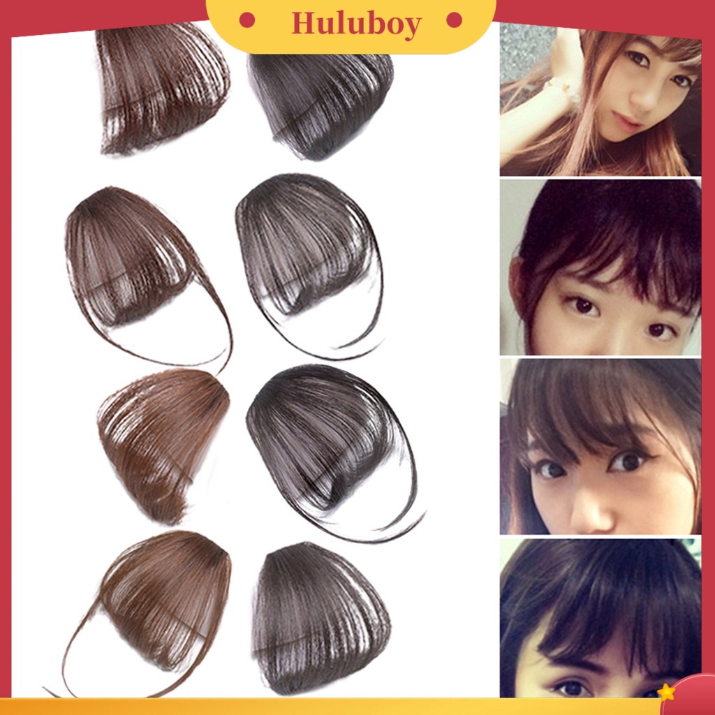 Wig Poni Rambut Palsu Bahan Serat Imitasi Warna Cerah Untuk Wanita