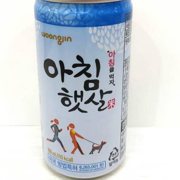 

5.5 Brand Woongjin Morning Rice Makgeoli Tanpa Alkohol Berat bersih 180ml Kemasan Can/Kaleng Made in Korea