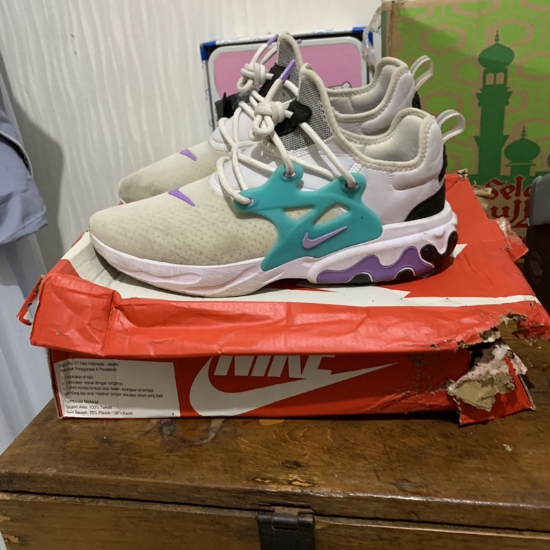 Nike React Presto Violet US 10.5 Second Original