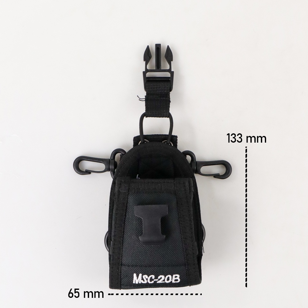 Taffware Tas Walkie Talkie for Taffware Pofung Baofeng - MSC-20B - Black