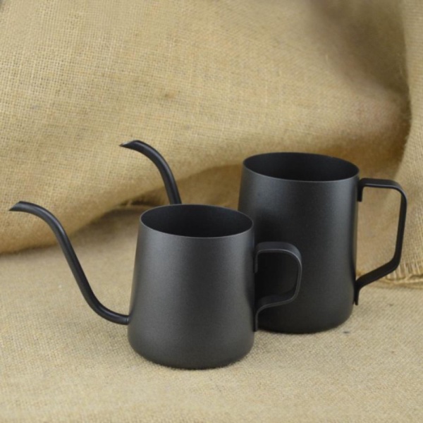 

Unik Teko Pitcher Kopi Teh Teapot Drip Kettle Stainless Steel 350ml Black Berkualitas