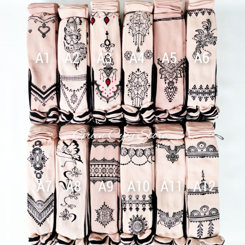 [COD] KAOS KAKI JEMPOL MUSLIMAH PANJANG SEBETIS POLOS MOTIF BUNGA DAN HENA KAOS KAKI WANITA MUSLIMAH HIJAB