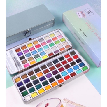 

Giorgione Solid Water Colour Metallic Pearlescent Free Brush 50/72/90/100 Warna