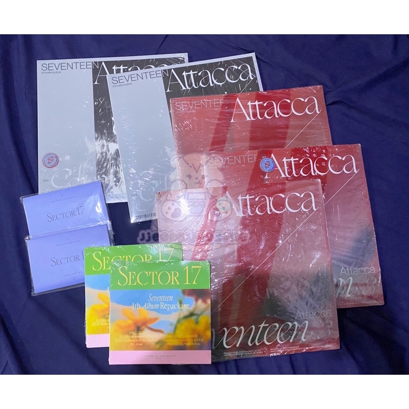 Clearance Seventeen Sealed Album Attacca, Sector 17 Repackaged, Weverse version