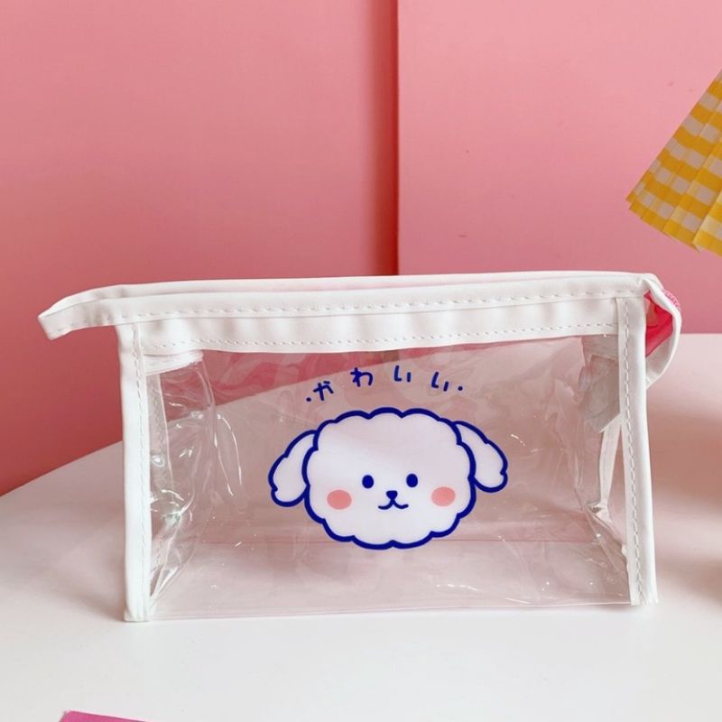 Medan Cod Tas Dompet Kosmetik Mika Make Up Resleting / Tempat Alat Tulis / Pouch Make Up