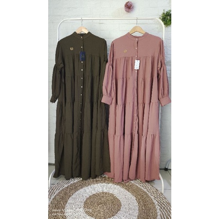 Gamis emos crinkle