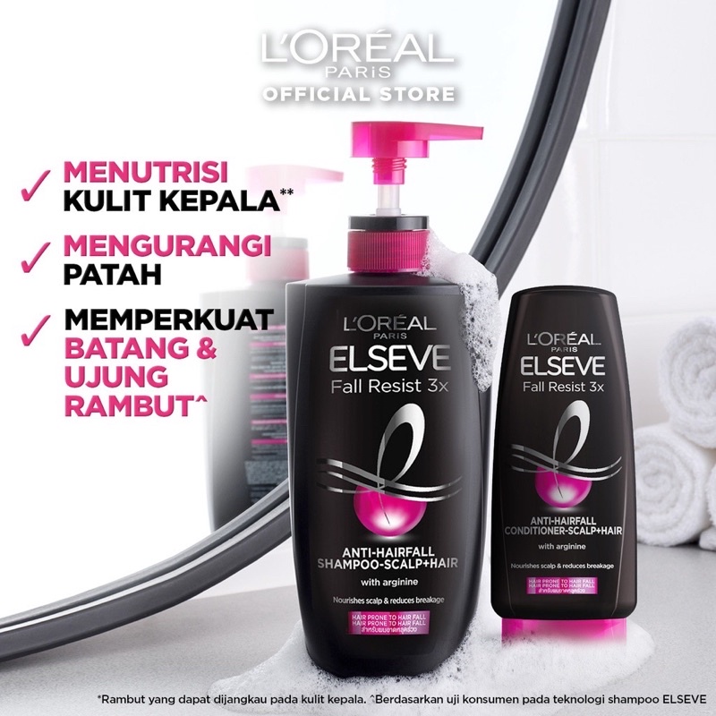 L'Oreal Paris Fall Resist 3x | SHAMPOO | HAIR MASK | CONDITIONER