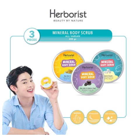 Herborist Mineral Body Scrub 200gr