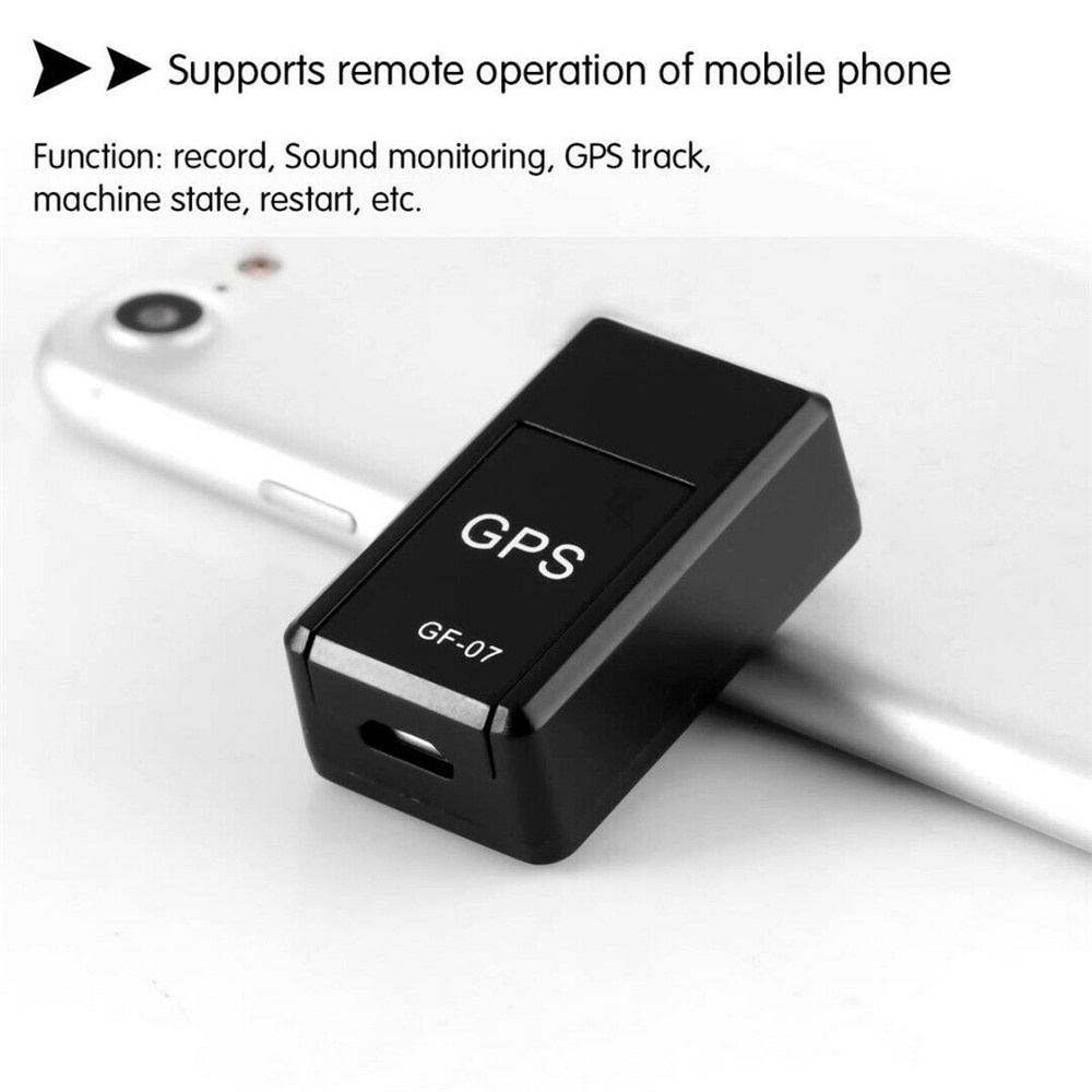 Gps Mobil / Motor Mini GPS Tracker GSM Recording Voice GF07 Anti-Theft Recording Magnetic Vehicle Locator