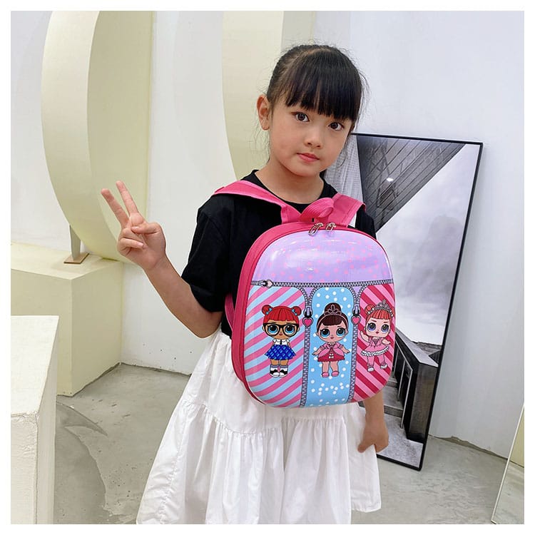 [Juallaris.id]Tas Ransel Selempang Anak Motif Frozen / Cute Kids Elsa  Back Pack / Ransel Ana / Anti Air / Import