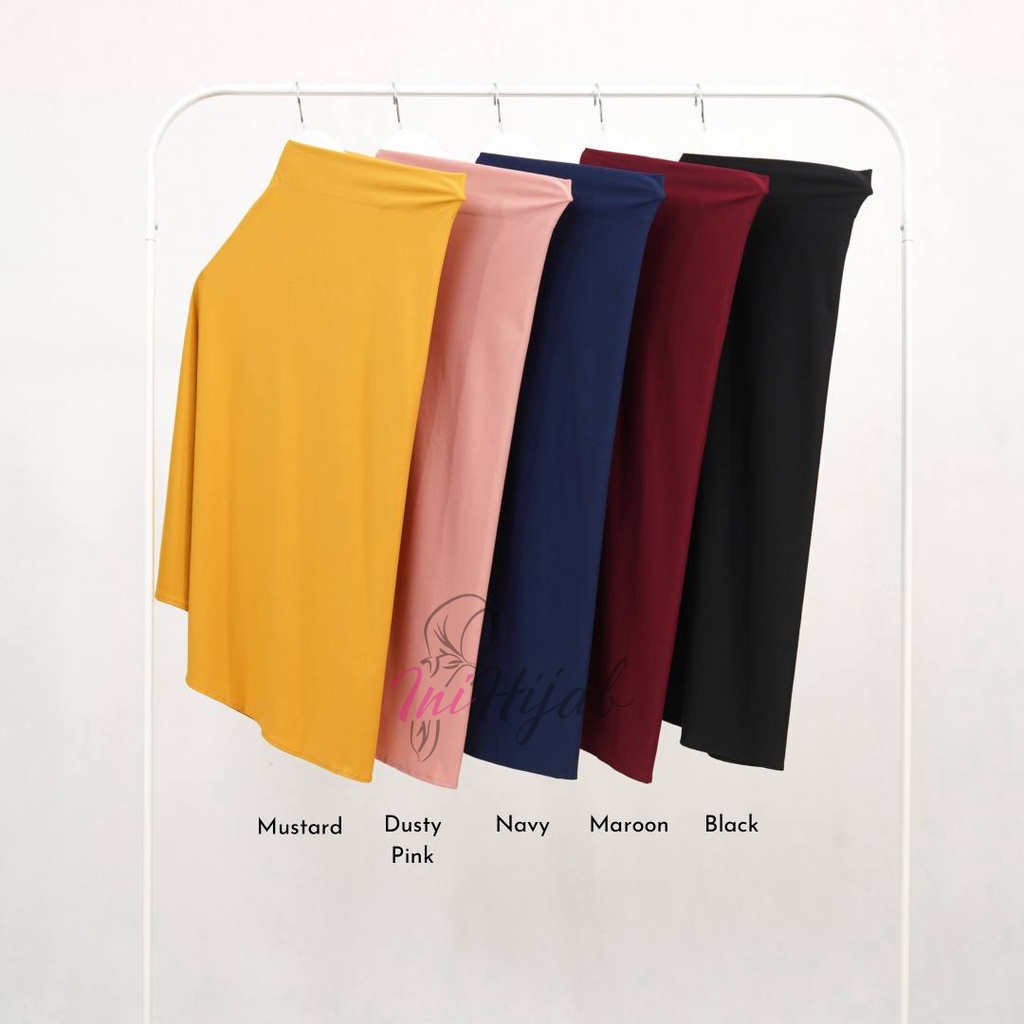 Ini Hijab - Khimar Daisy / Bergo Malay / Bergo Jersey Non Pad