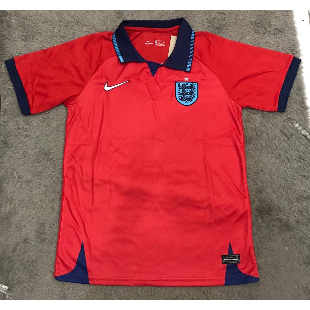 Jersey bola inggris away piala dunia Qatar 2022 - 2023 grade ori import