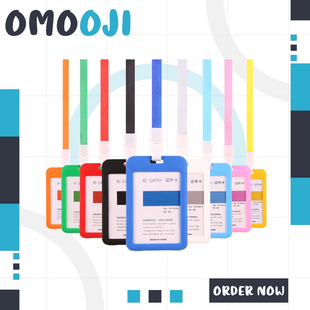 

Omooji - Name Tag ID Card Holder Gantungan Kartu Nama Atau Panitia R814