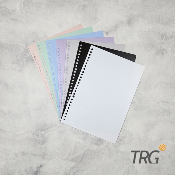 

TRG - DIY Cover Binder Loose Leaf Notebook A5 B5 Pastel Sampul Mika BC-51